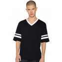 American Apparel Unisex Poly-Cotton V-Neck Football T-Shirt