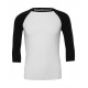Bella+Canvas Unisex 3/4 Sleeve Baseball T-Shirt
