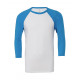 Bella+Canvas Unisex 3/4 Sleeve Baseball T-Shirt