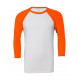 Bella+Canvas Unisex 3/4 Sleeve Baseball T-Shirt