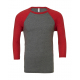 Bella+Canvas Unisex 3/4 Sleeve Baseball T-Shirt