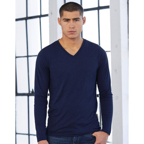 Bella+Canvas Unisex Triblend LS V-Neck T-Shirt