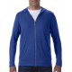 Anvil Adult Tri-Blend Full Zip Hooded Jacket