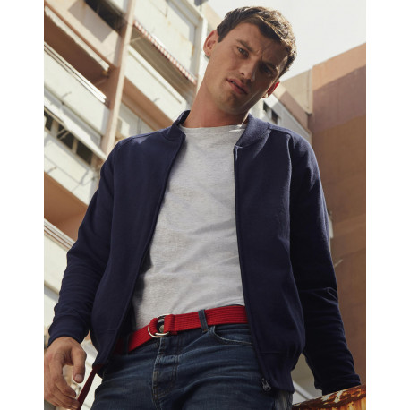 Fruit of the Loom Lightweight Baseball Sweat Jacket