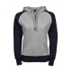 Tee Jays Ladies Two-Tone Hooded Sweatshirt