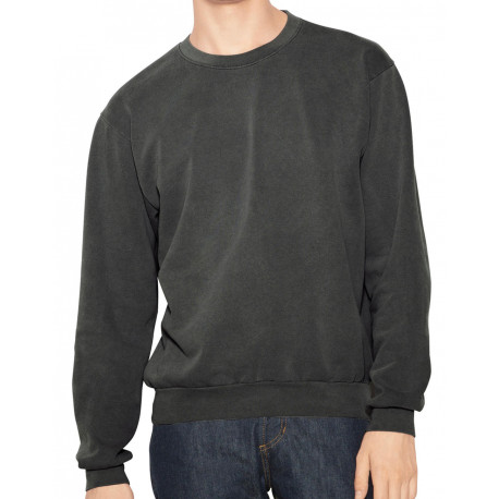 American Apparel Unisex French Terry Garment Dyed Crew