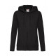 Fruit of the Loom Premium Hooded Sweat Jacket Lady-Fit