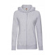 Fruit of the Loom Ladies Lightweight Hooded Sweat Jacket